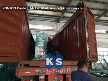 ปกป้องตาข่าย Gabion Machine ความต้านทานการกัดกร่อนการก่อสร้างง่าย ๆ
